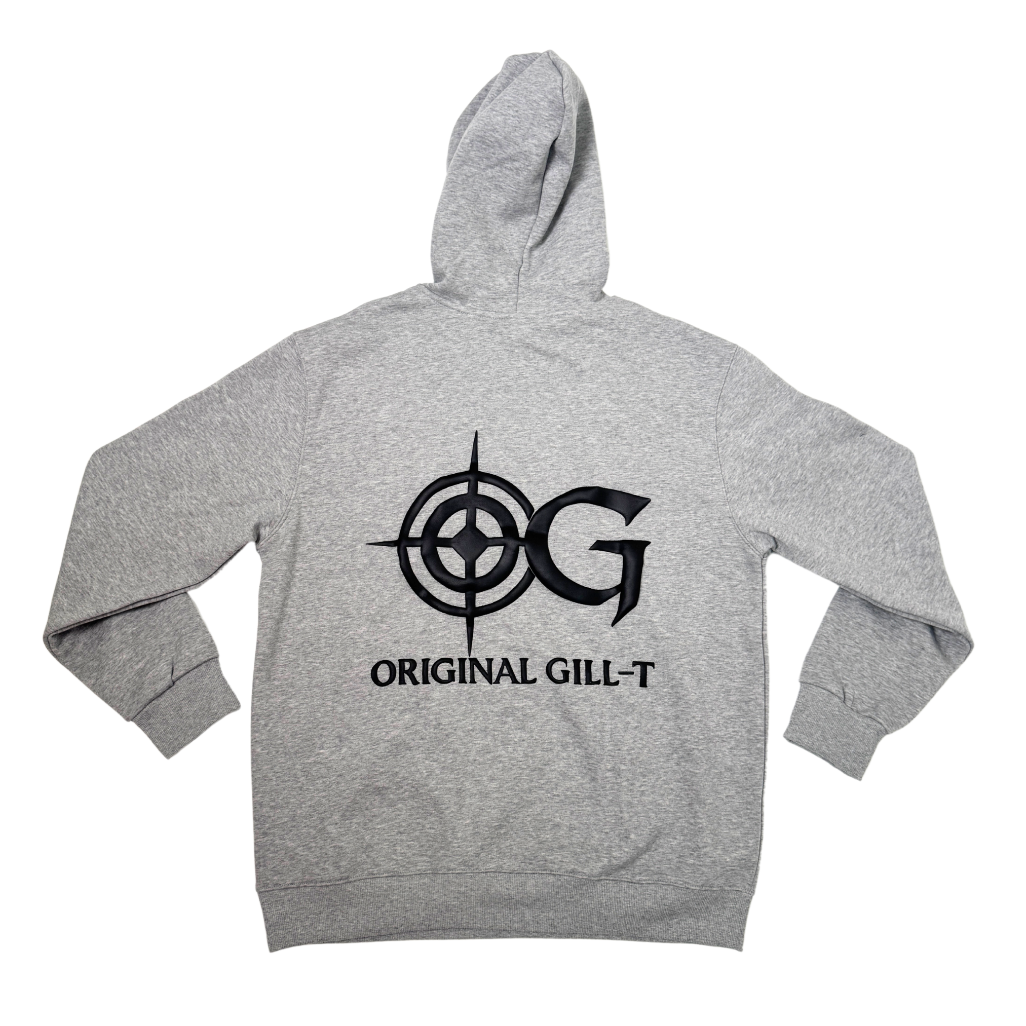 Grey/Black Gill-T Records Hoodie Print