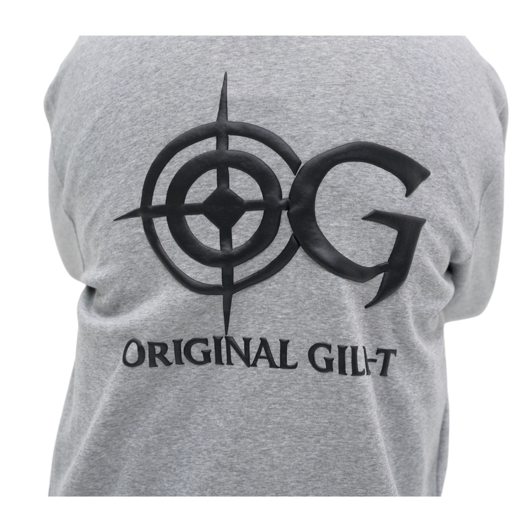 Grey/Black Gill-T Records Hoodie Print