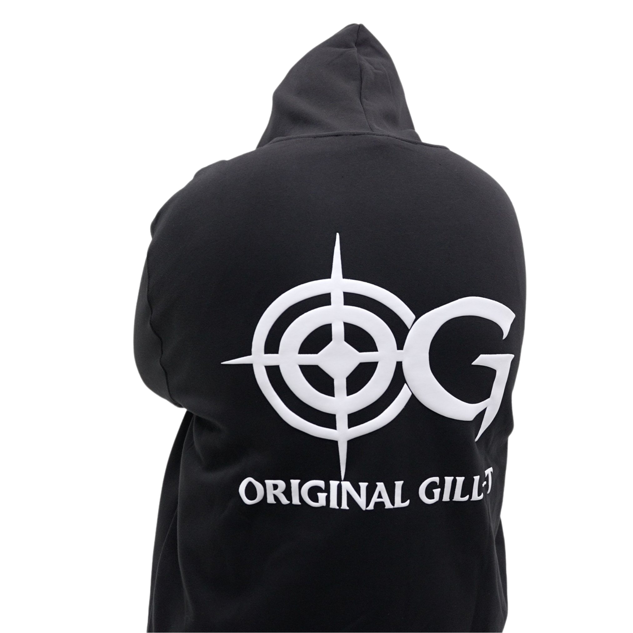Black/White Gill-T Records Hoodie